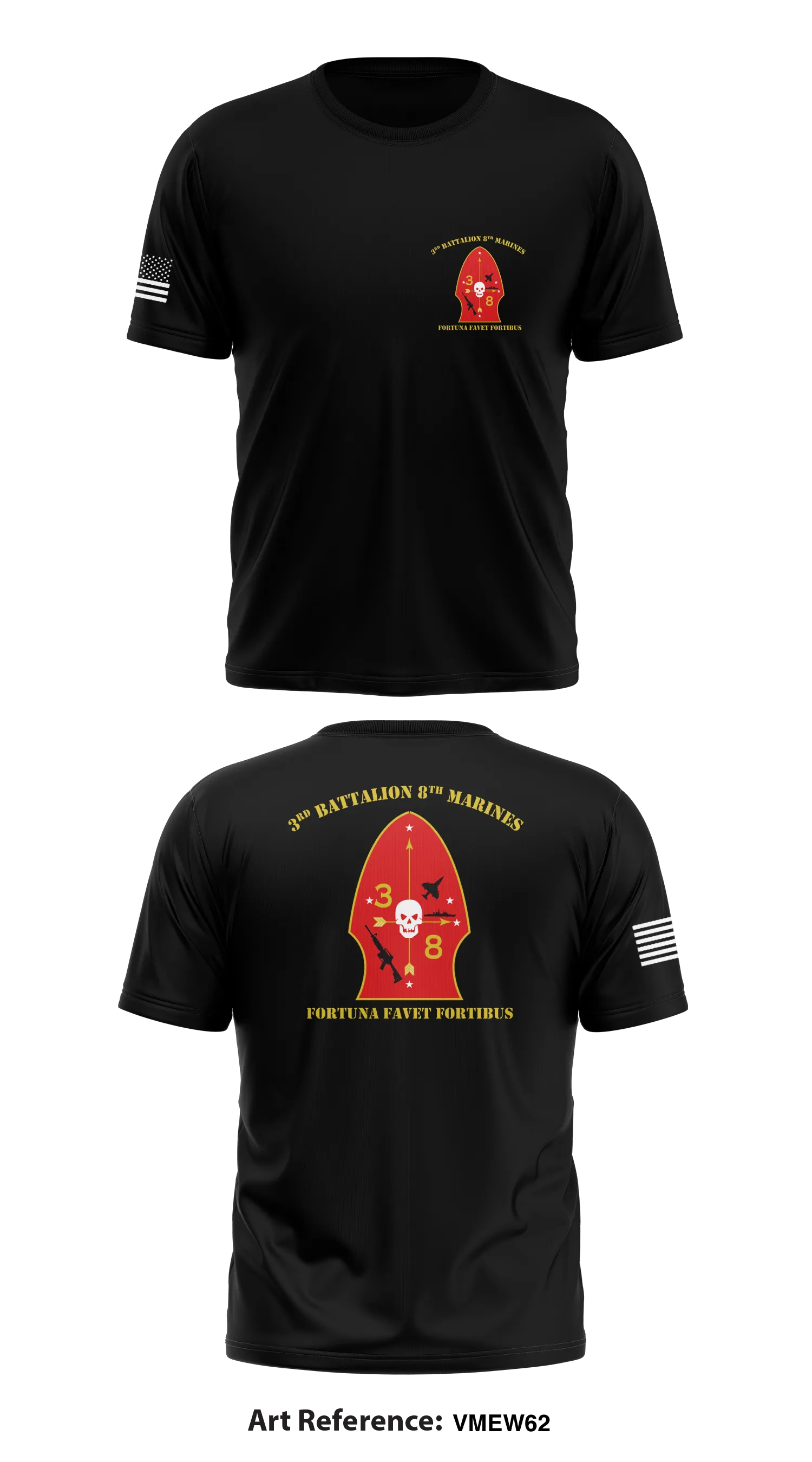 3/8 Spartans  Store 1 Core Men's SS Performance Tee - 7BVhcW