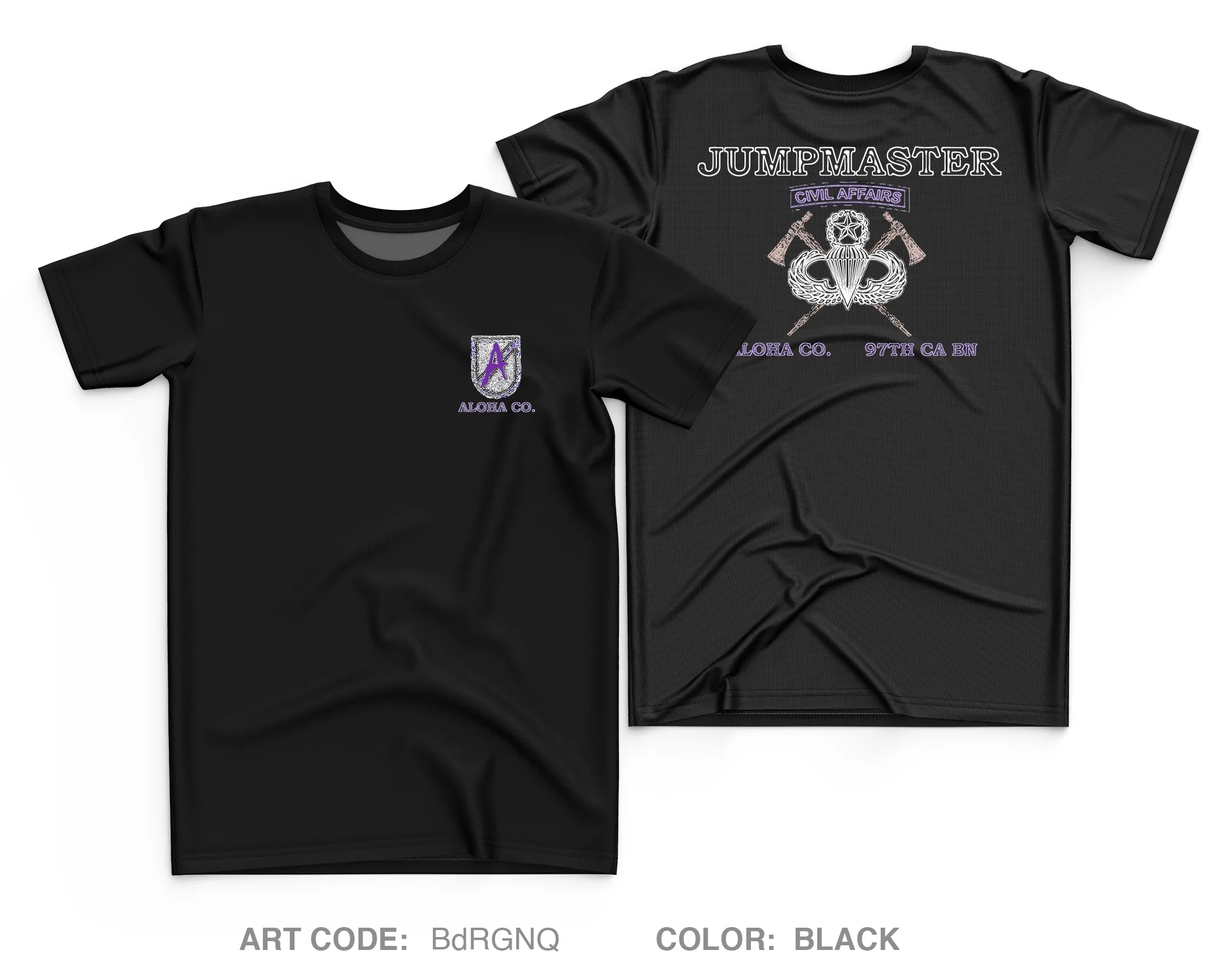 A Co 97th Civil Affairs BN Core Men's SS Performance Tee - BdRGNQ