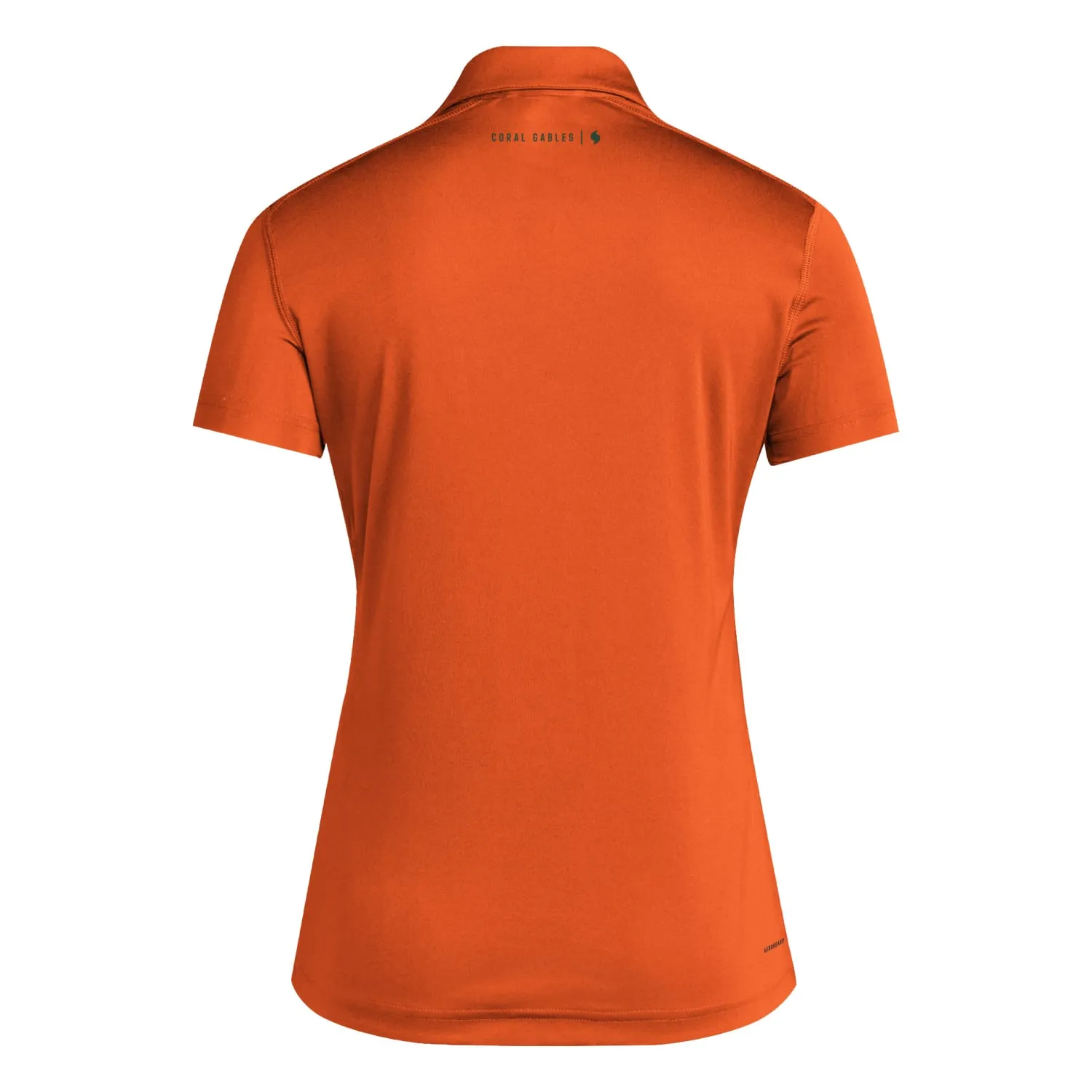 adidas Women's Miami Hurricanes Orange AeroReady Polo