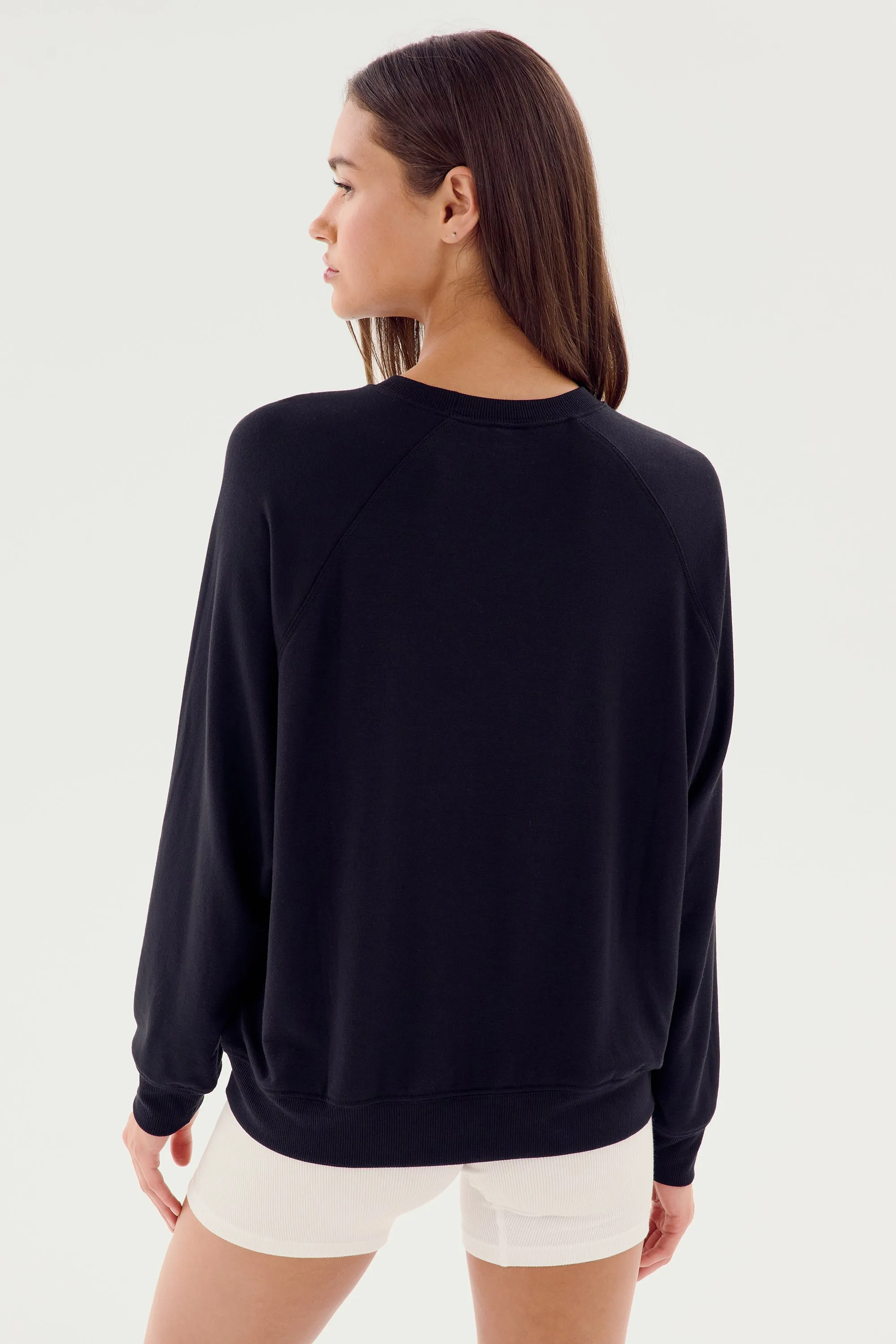 Andie Fleece Sweatshirt - Black
