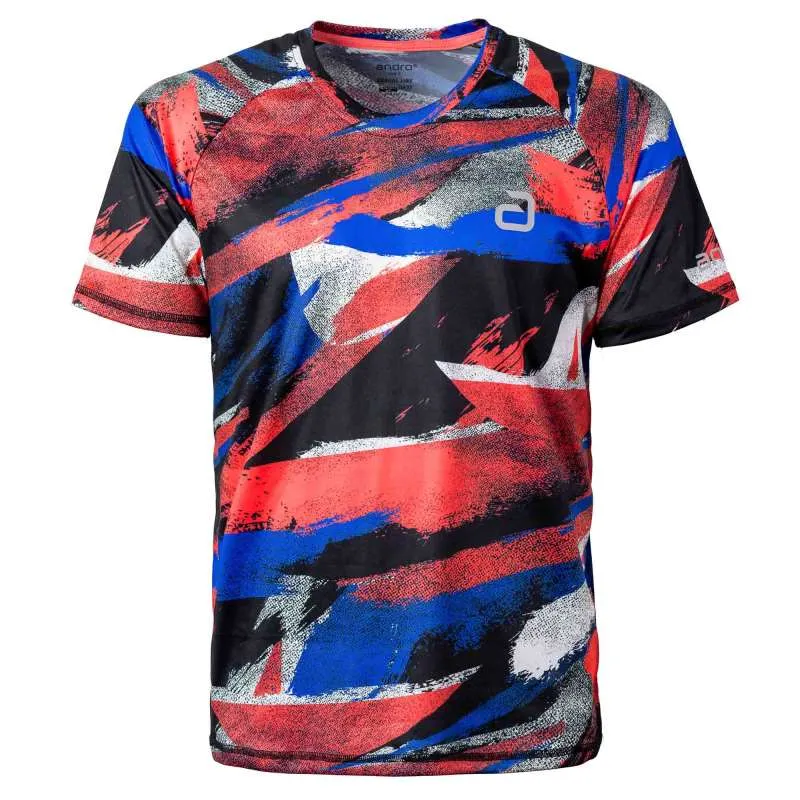 Andro T-Shirt Likya red/graffiti