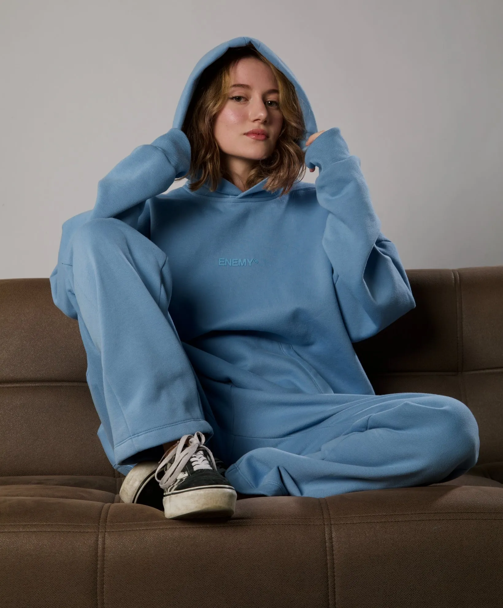 Basic Light Blue Enemy Hoodie