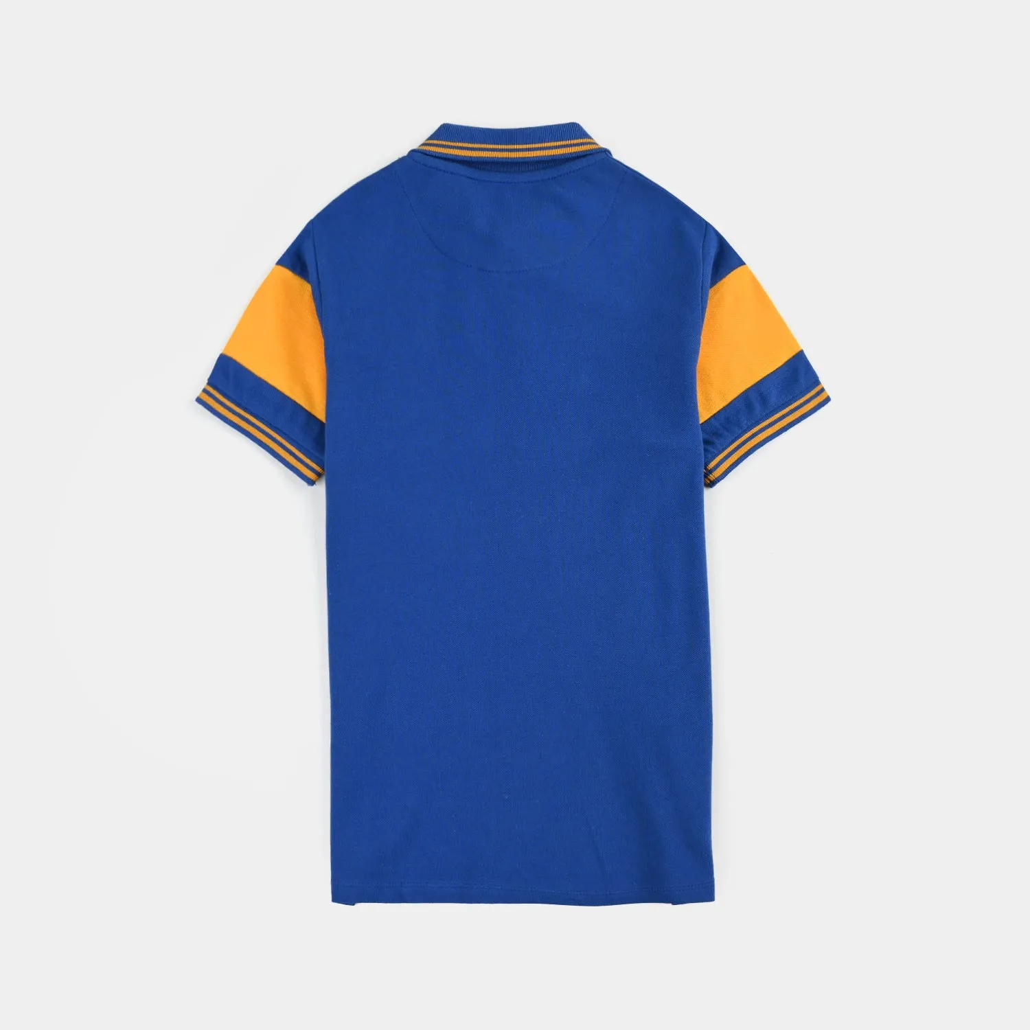 Boys Jumbo Pique Polo Best Player-C.Blue