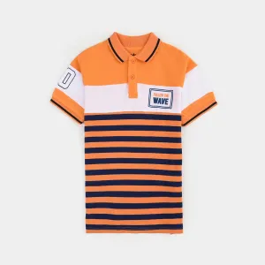 Boys Jumbo Pique Polo Super Dude