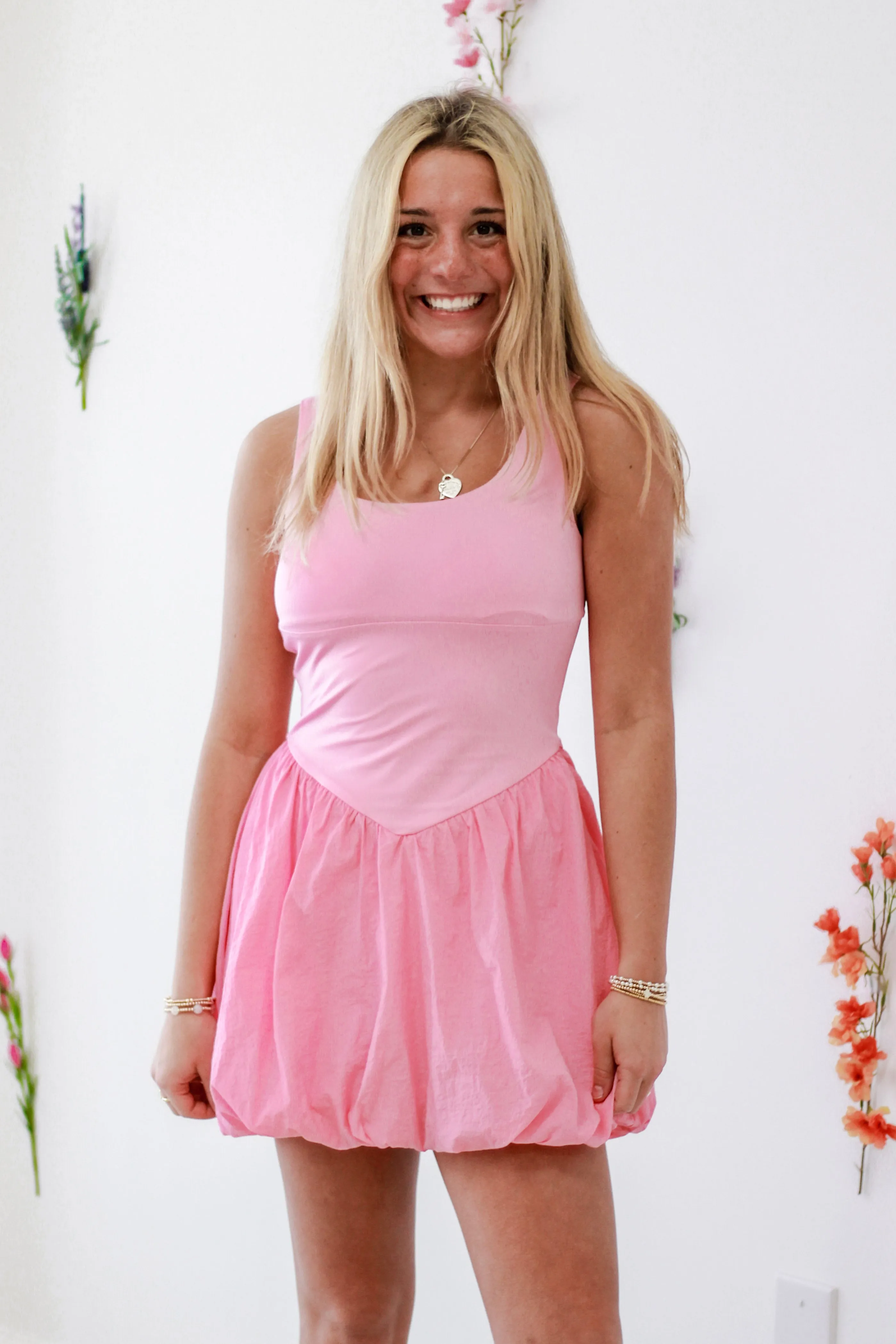 Bubble Gum Sporty Romper