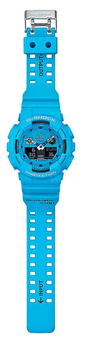 Casio G-Shock GA-100 Series Rock Sounds Analog-Digital GA-100RS-2A