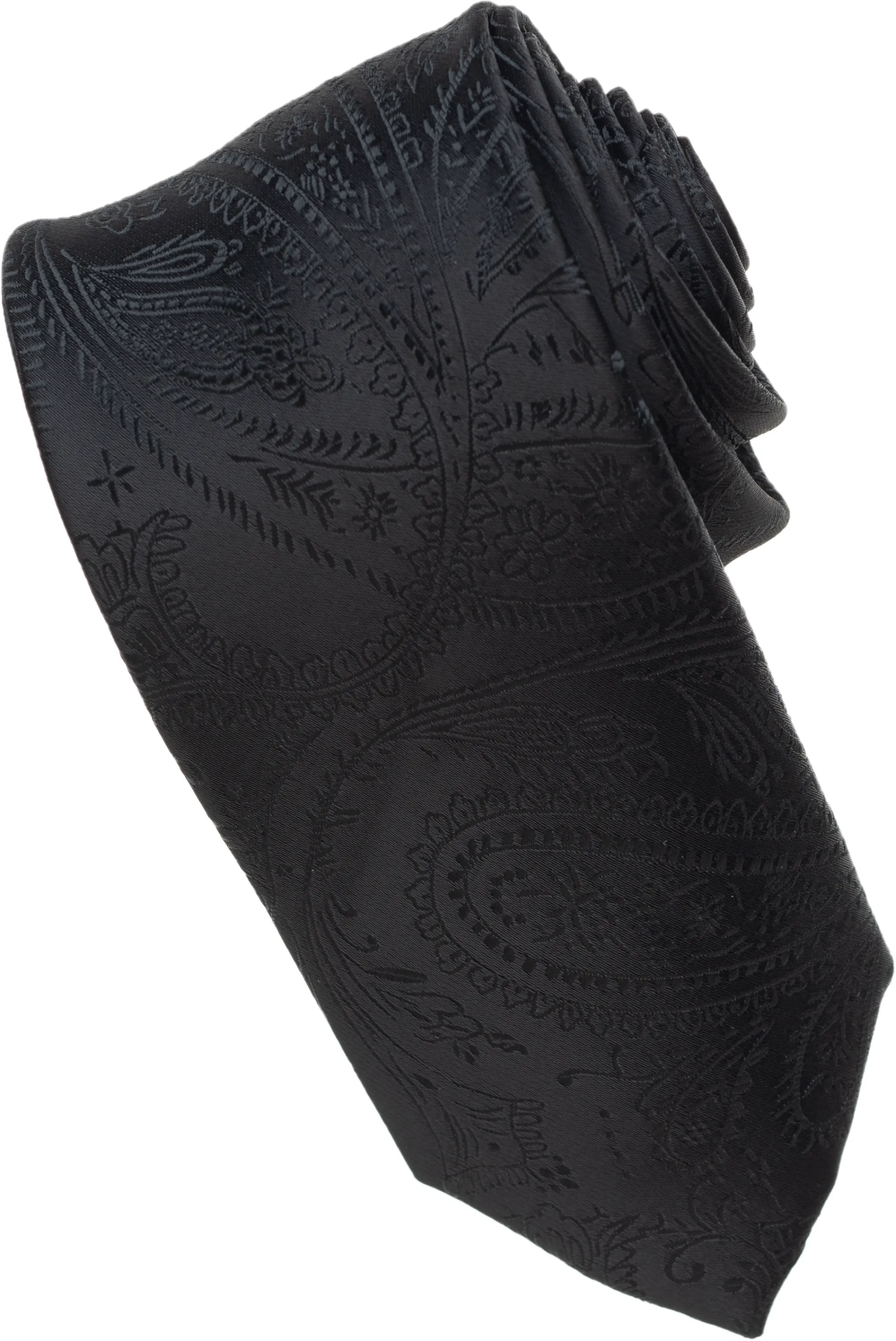Coral Paisley Tone on Tone Necktie