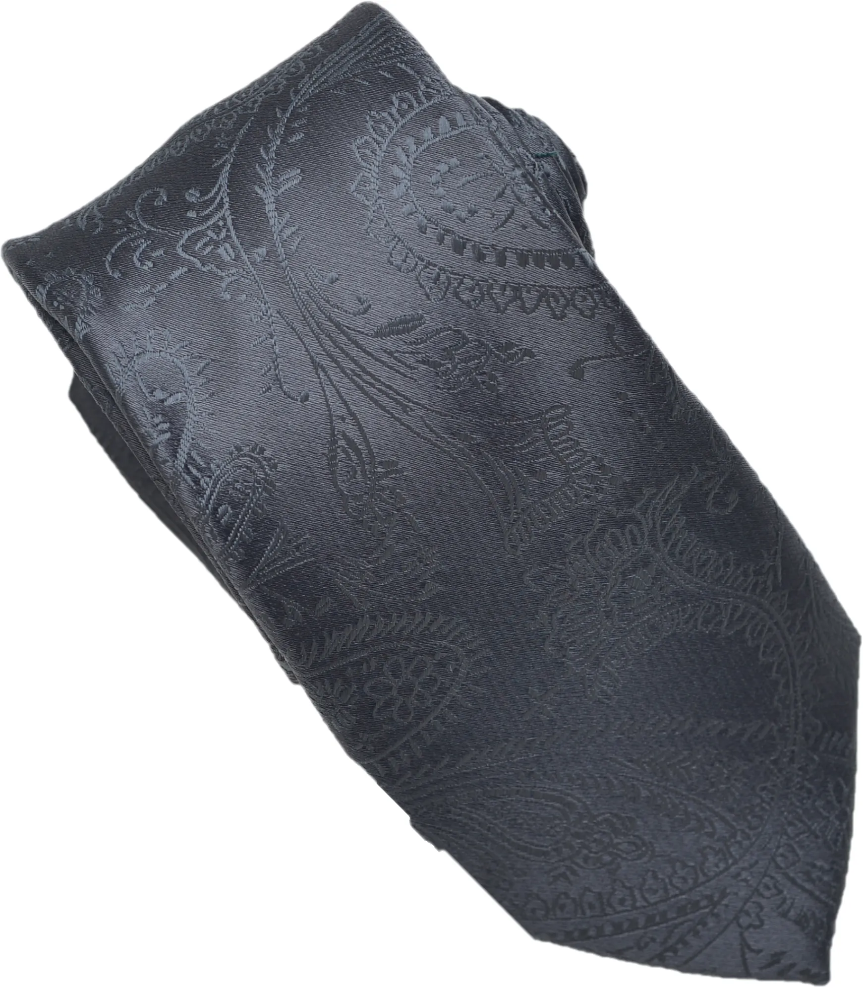 Coral Paisley Tone on Tone Necktie