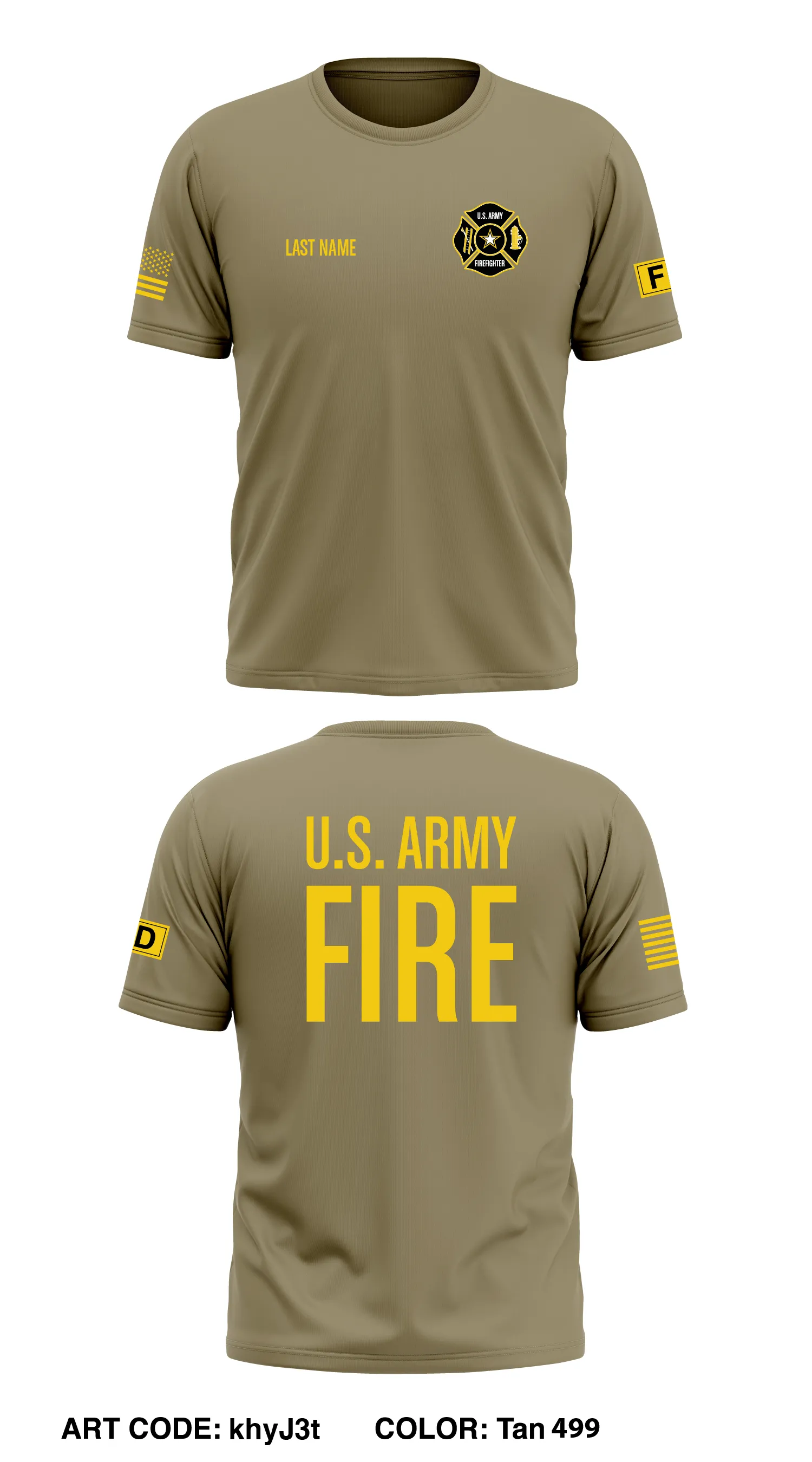 CUSTOM - 63D Firefighters Store 1  Core Men's SS Performance Tee - khyJ3t