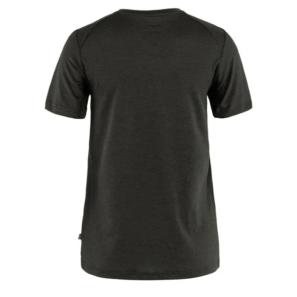 Fjallraven Womens Abisko Day Hike SS T-Shirt Black