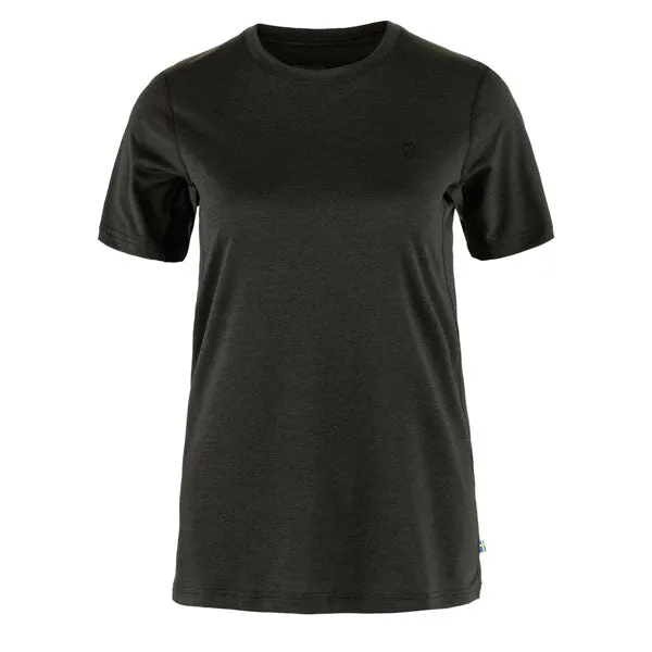 Fjallraven Womens Abisko Day Hike SS T-Shirt Black