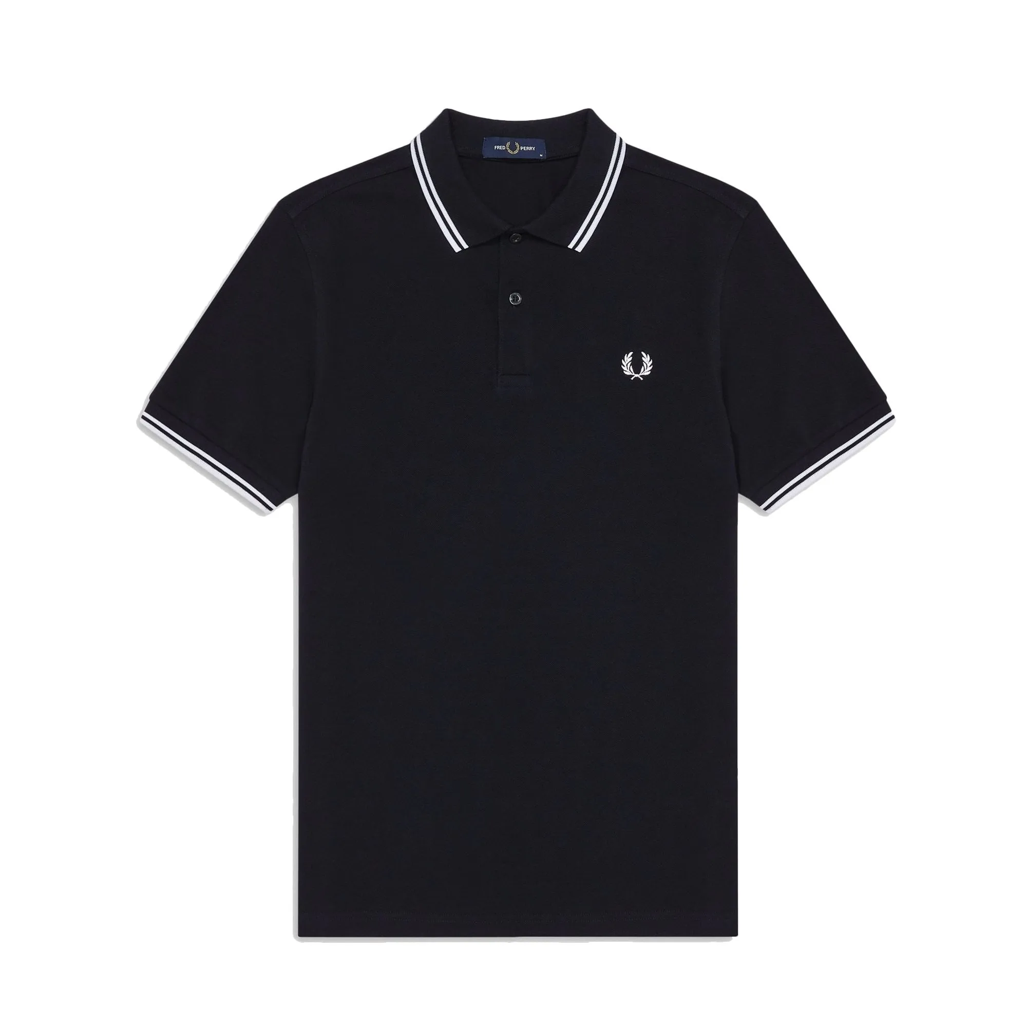 Fred Perry M3600 Twin Tipped Polo Shirt Navy