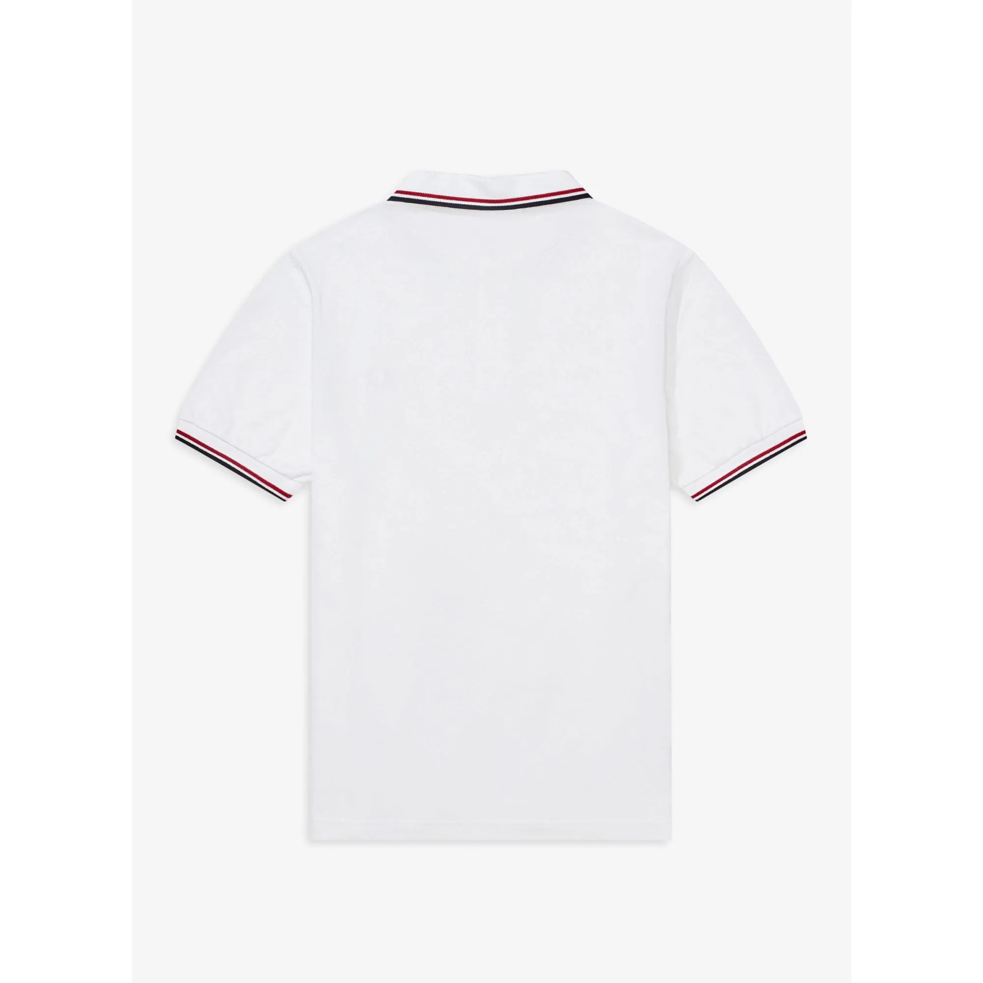 Fred Perry M3600 Twin Tipped Polo Shirt White
