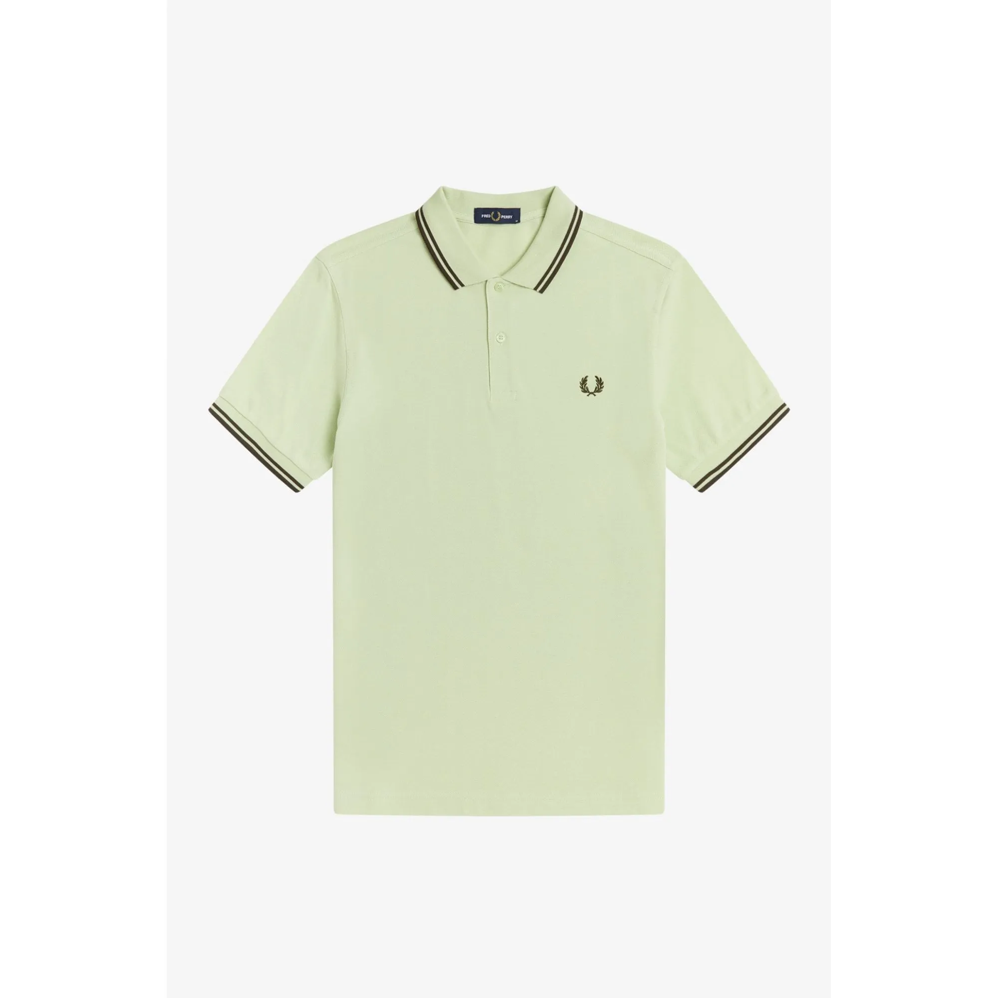Fred Perry M3600 Twin Tipped Polo Shirt Willow