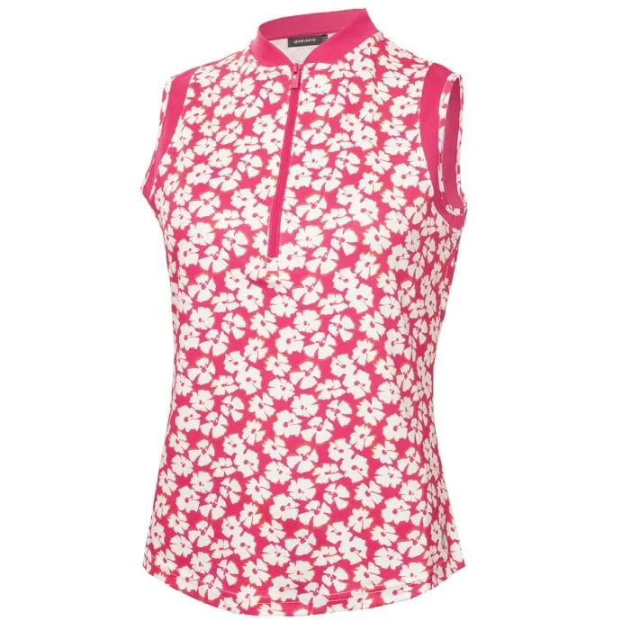 Green Lamb Odessa Printed Golf Polo Shirt