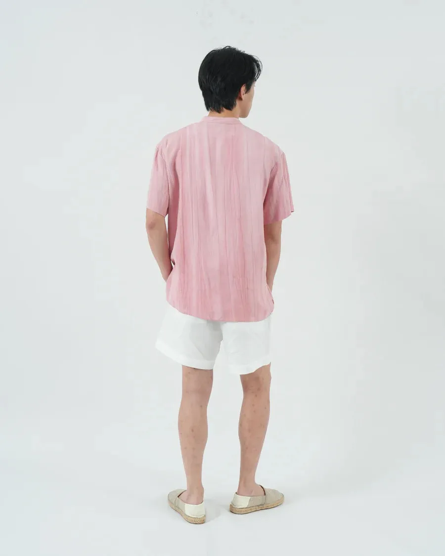 HIGH NECK GATHERED DRESS