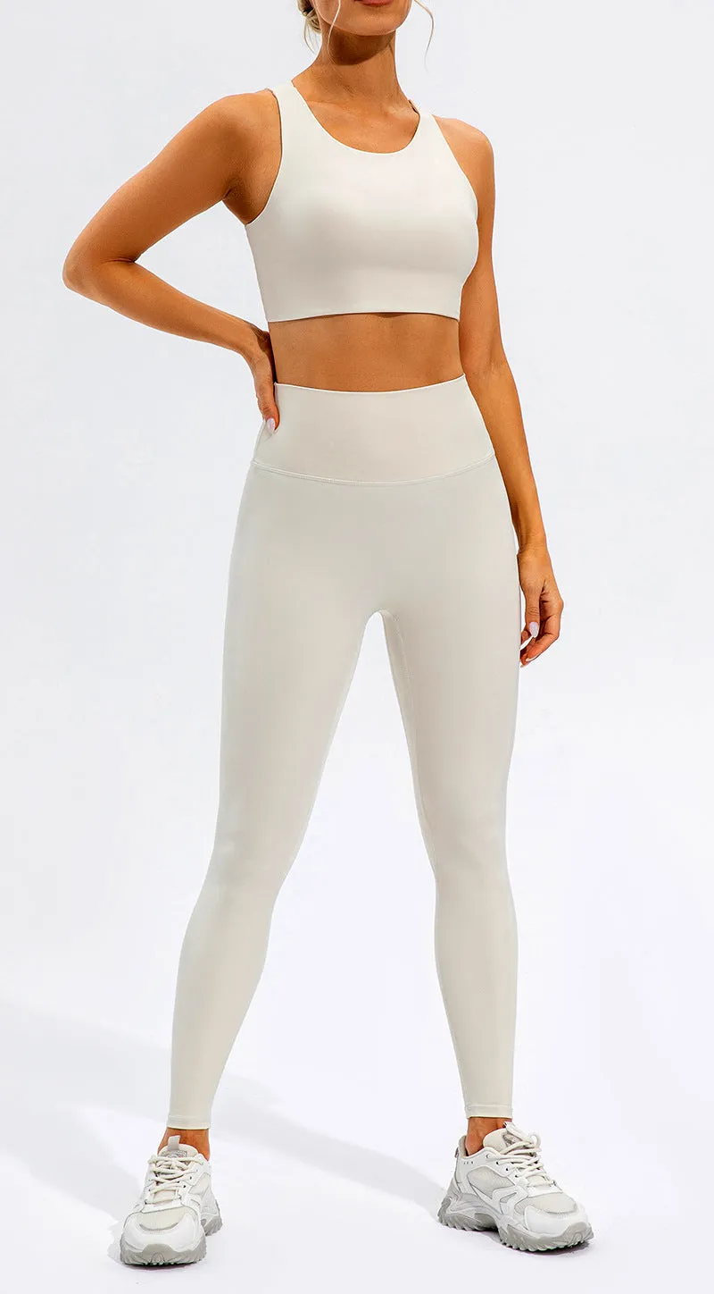 High Waist Slim Nude Feel Yoga Set