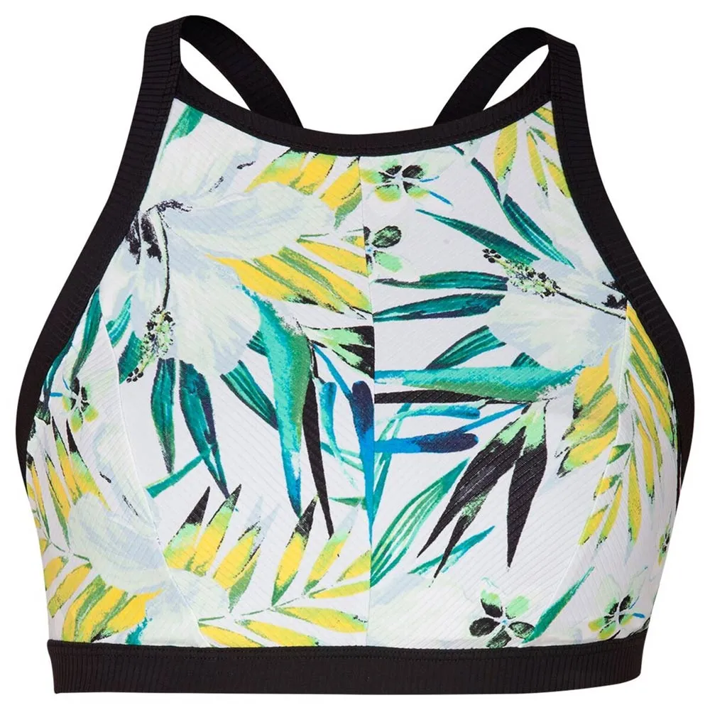 Hurley Quick Dry High Neck Womens Swim Tops