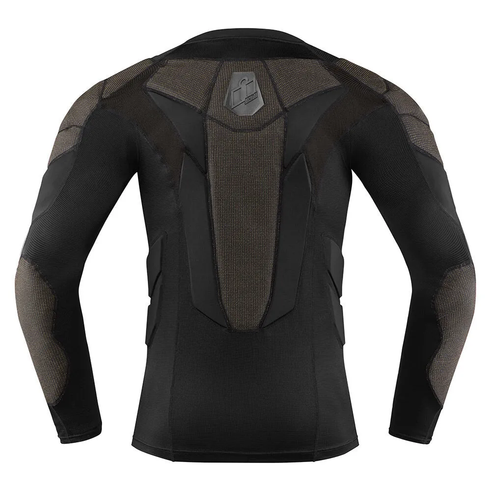 Icon Field Armor Compression Shirt Motorcycle Protectors - Black