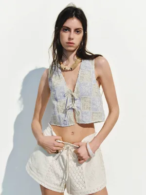 Lace Front Leisure Vests