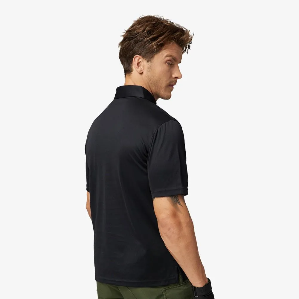 Men's Tactical Polo Shirts Outdoor Performance Collared Shirt