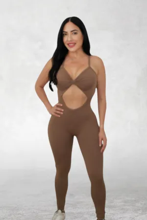 Mocha DIVA Jumpsuit