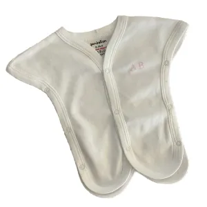 Personalised White Incubator Premature Baby Vests