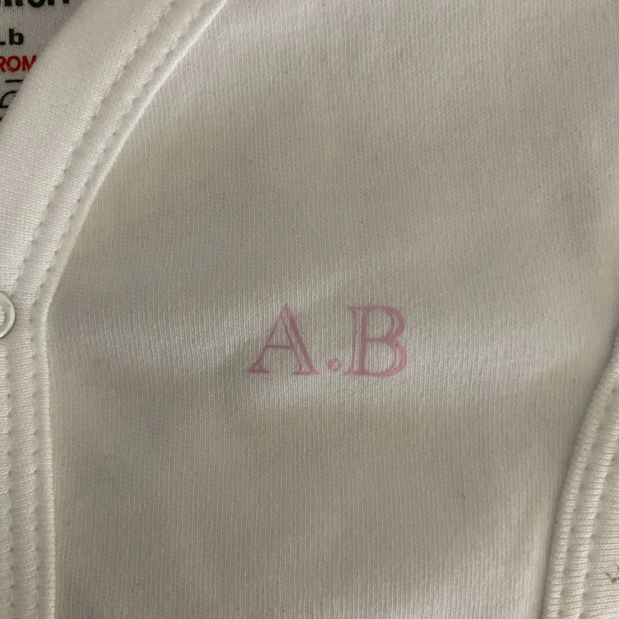 Personalised White Incubator Premature Baby Vests