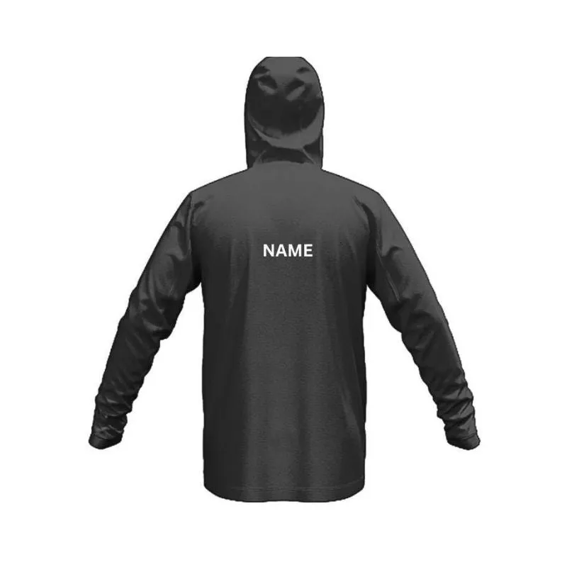Port United Stock Cotton Fleece Hoodie Dark Grey Marle