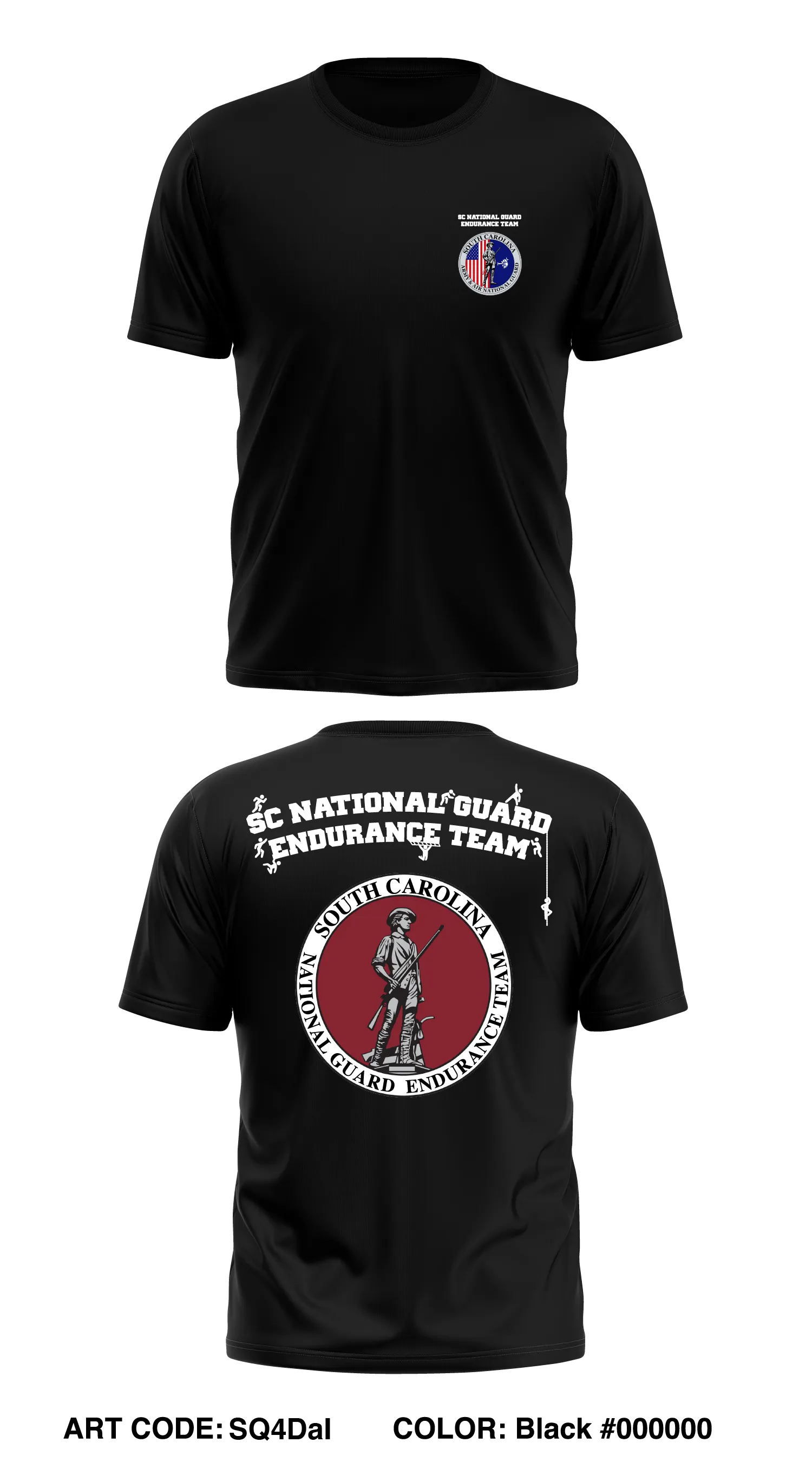 SC National Guard Endurance Team Store 1 Core Men's SS Performance Tee - SQ4DaI