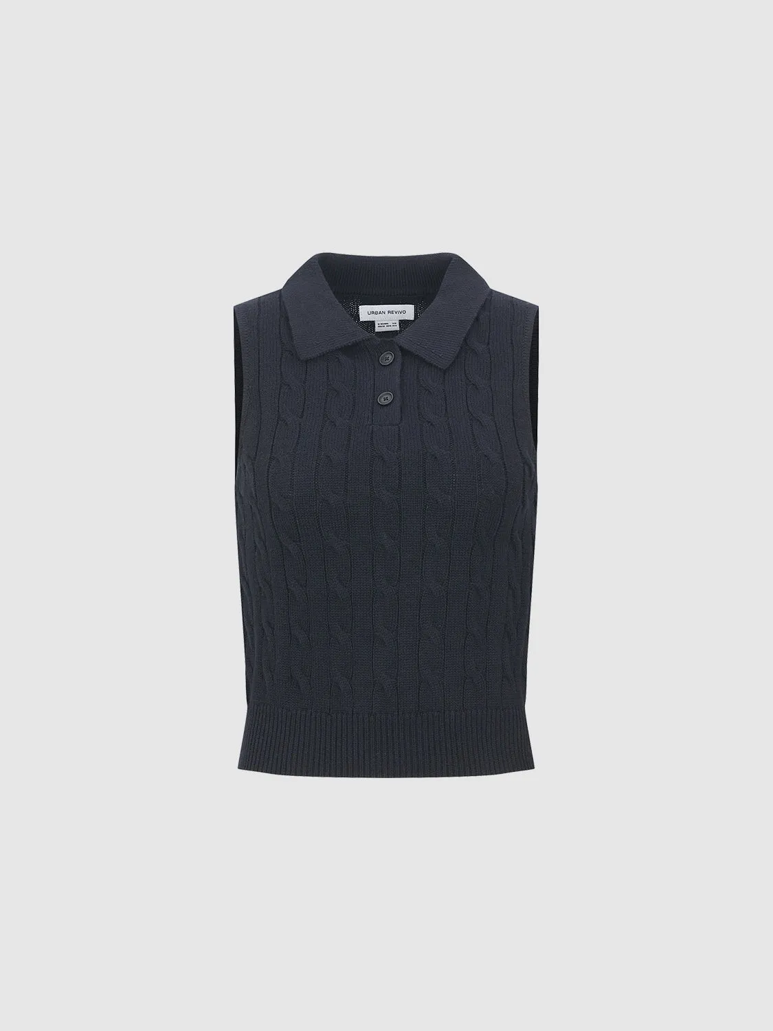 Sleeveless Knitted Vests
