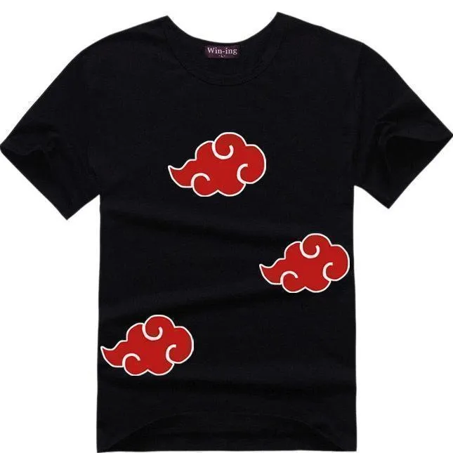 T Shirt Akatsuki Naruto Akatsuki T-Shirts Logo T Shirt Itachi Uchiha