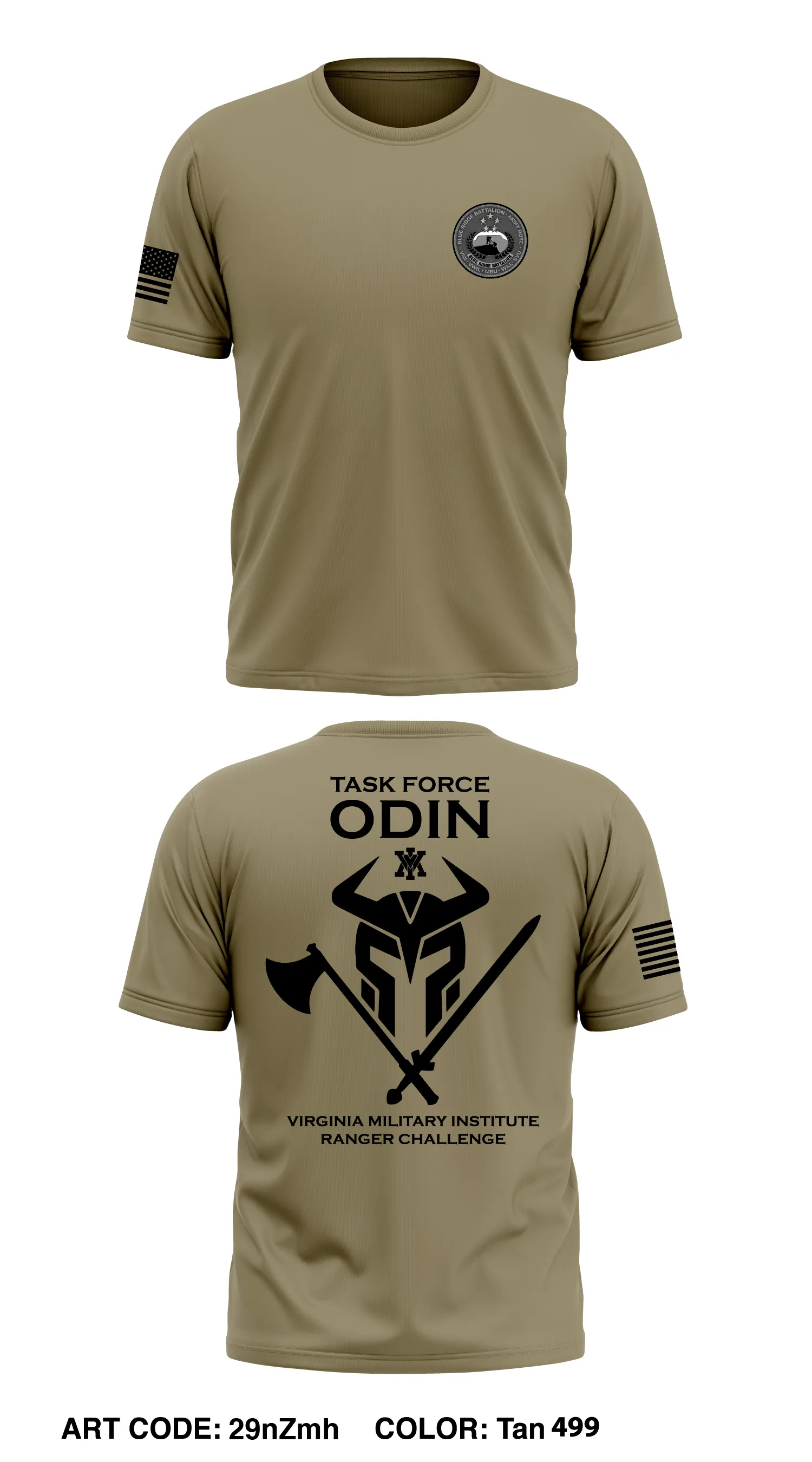 VMI Ranger Challenge Store 1 Core Men's SS Performance Tee - 29nZmh