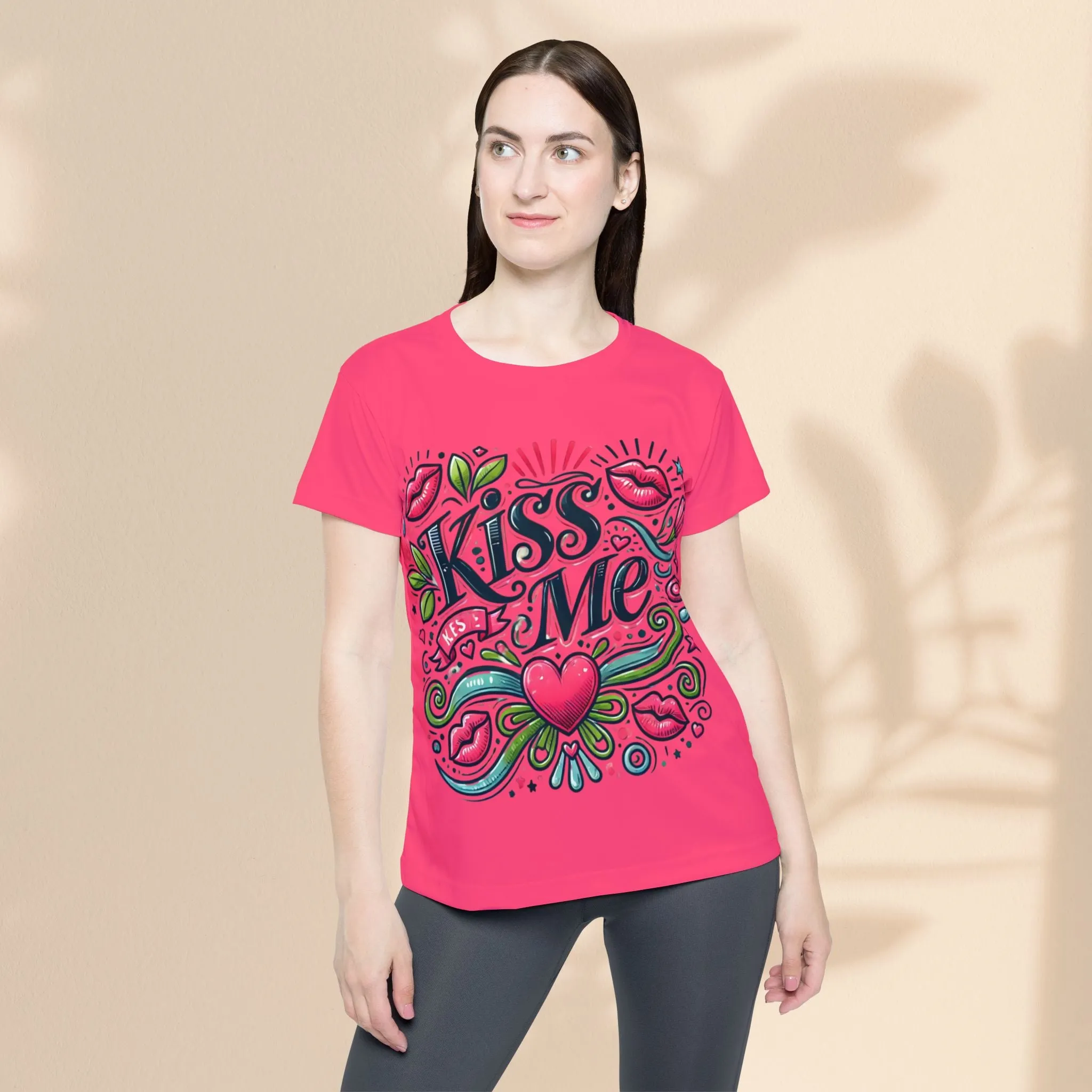 Women's Sports Jersey - Kiss Me